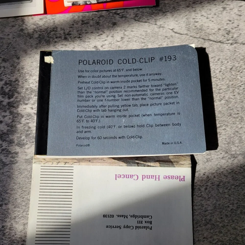 Polaroid land camera